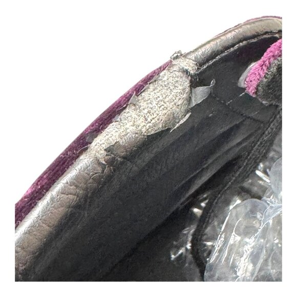 Vans Mens Purple Velvet High-Top Sneakers Skater Skateboard Y2K Sz 13 Black READ - Picture 5 of 16